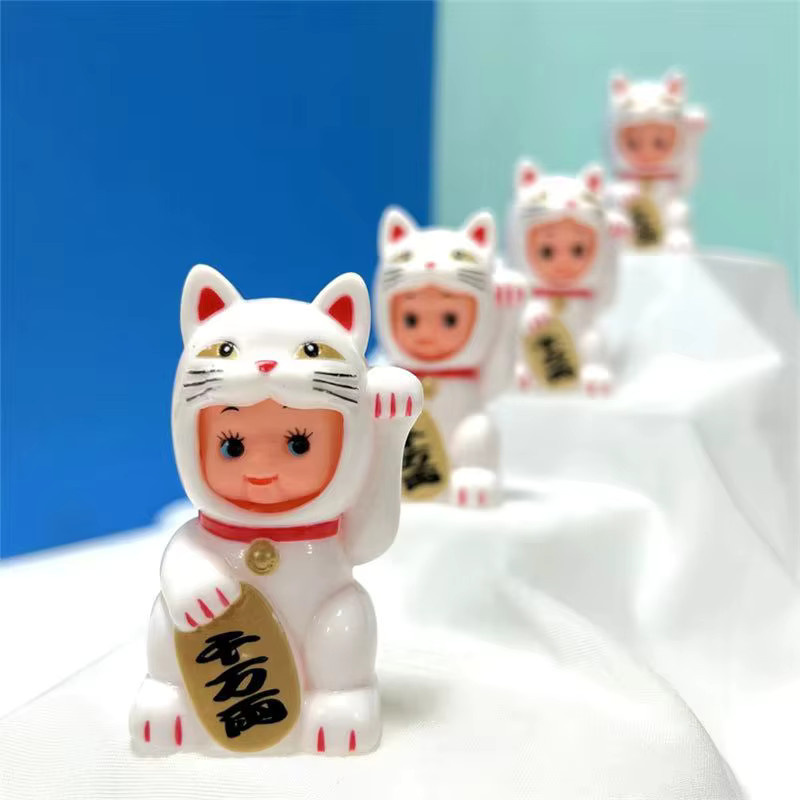 Banpresto Spot-Changing Chibi Doll Blind Box Lucky Cat Mount Fuji Kirschblüte, Mini Actionfigur - Bild 3