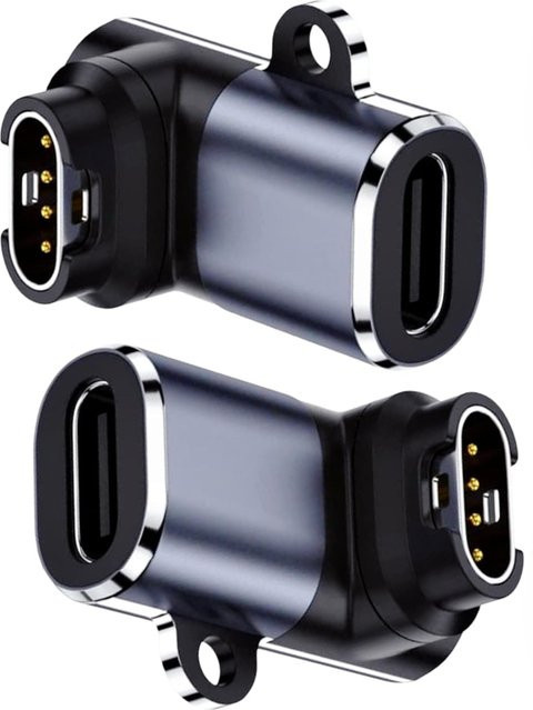 Garmin Ersatzladegerät USB-C, 2er-Pack, Schwarz - Bild 1