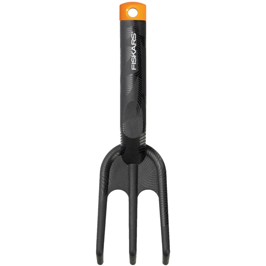 Fiskars Blumenrechen Solid mit 3 Zinken in Schwarz aus Kunststoff - Bild 2