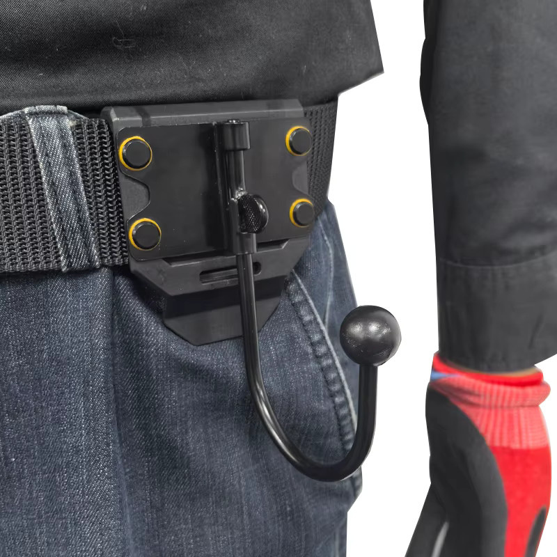 TOOLSTACK Multifunktionaler Handwerkzeughaken als tragbarer Gürtelhaken für Bohrmaschinen und Hämmer, universeller DIY-Werkzeughalter - Bild 3