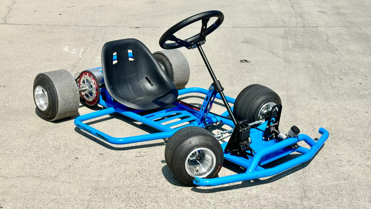 JSEX Elektrisches Drift-Go-Kart, mit Hand- und Vorderbremse - Bild 2