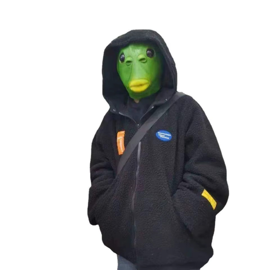 Grüne Fischkopfmaske, Spielzeug, Grün - Bild 5