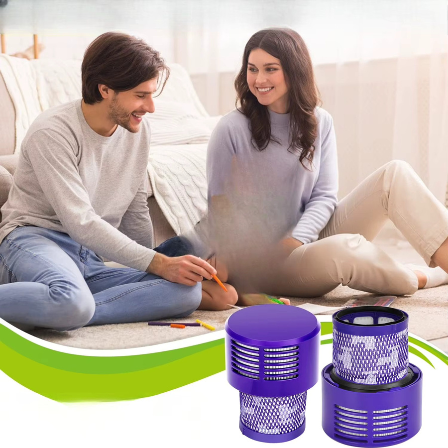 4er-Pack Waschbare Ersatzfilter für Dyson V10 SV12 in Purple - Bild 6