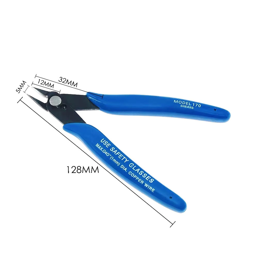 T-Trees 3D-Drucker Tool Kit in Blau aus Metall mit Seitenschneider, Messer, Schaber, Entgrater, Cutter Set und Pinzette - Bild 3