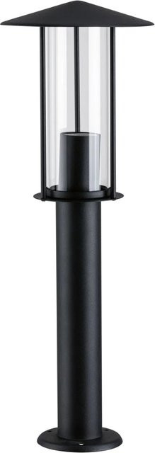 Paulmann Classic Outdoor-Pollerleuchte aus Metall in Schwarz mit Glasschirm und E27 LED-Leuchtmittel - Bild 1