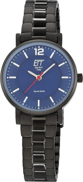 ETT Eco Tech Time Damenuhr, Solar, Edelstahl, Blau, 29 mm, 5 ATM - Bild 1