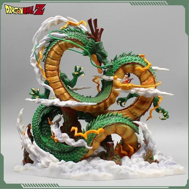 Yiran toy 1 Dragon Ball Z Shenlong und Son Goku Figur 22cm PVC Statue - Bild 1
