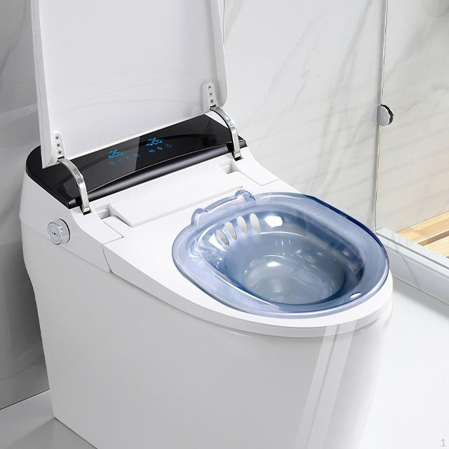 Hobbies Toilettensitzschale für Senioren in Blau - Bild 1