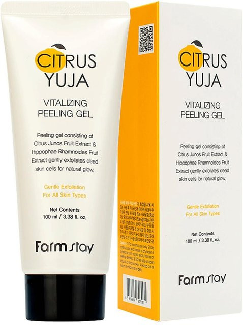 Farm Stay Citrus Yuja Vitalisierendes Peeling-Gel, 100 ml, Vitamin C - Bild 1