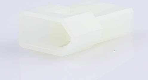 Molex Stiftgehäuse-Kabel in Weiß mit einem Rastermaß von 6,3 mm - Bild 1