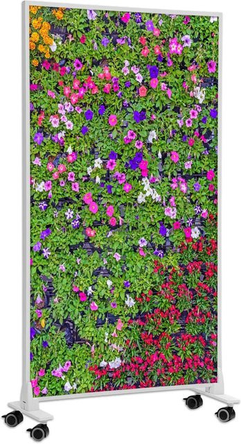 Könighaus Infrarotheizung Blumenbeet mit Rollen, 1.200 W, Weiß - Bild 1