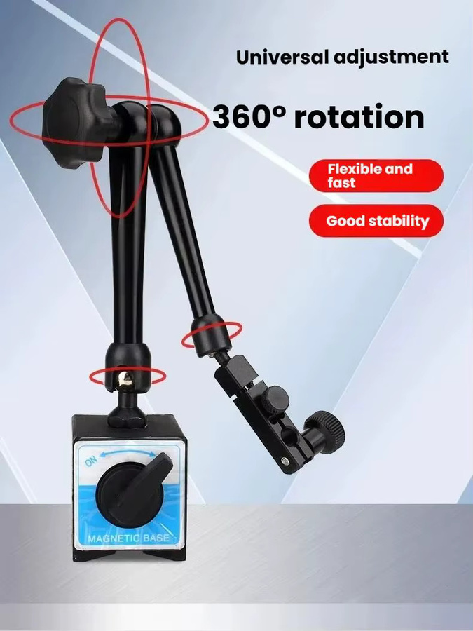 ETOPOO Magnetischer Anzeigeständer für Messuhren und Mikrometer in Schwarz - Bild 4