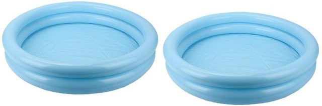 Kidsly Sandkasten Aufblasbare Kind Spielzeug, 2-teiliges Set, Kunststoff, ab 1,5 Jahre - Bild 1