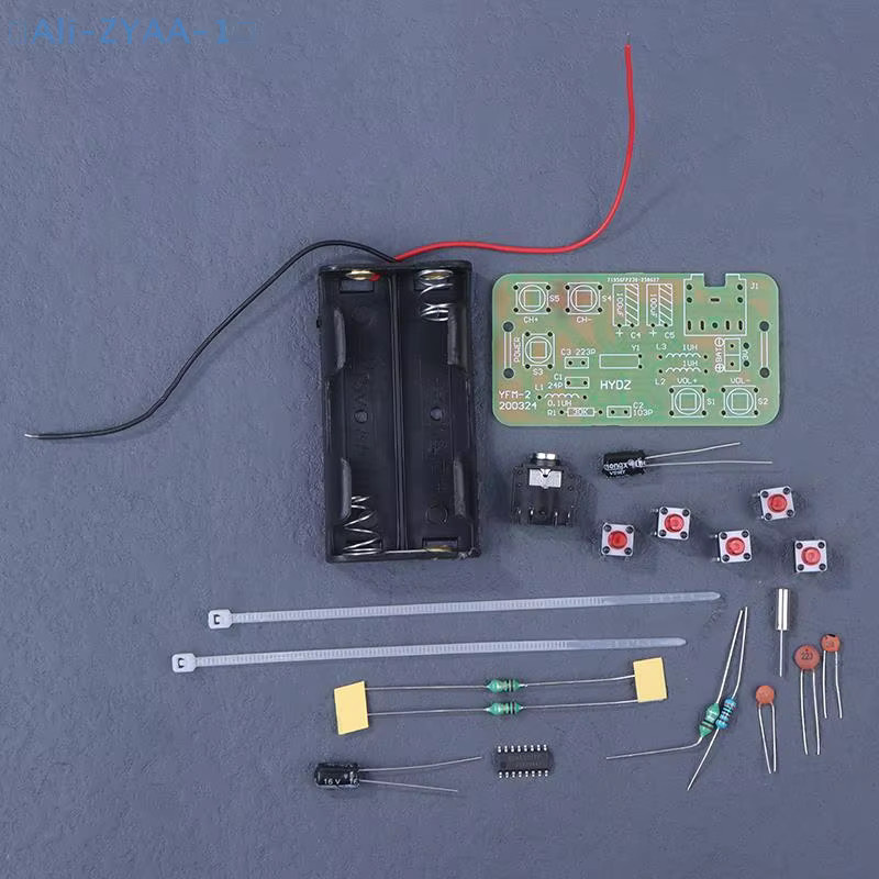 ZYAA DIY FM Stereo-Radio-Bausatz, Lern-Elektronik-Set - Bild 2
