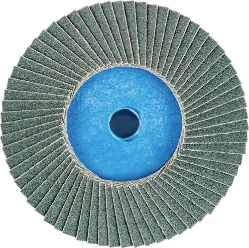 PFERD COMBIDISC Zirkon Mini-POLIFAN Fächerschleifscheibe Durchmesser: 75 mm, Körnung: 120, Farbe: Blau - Bild 1