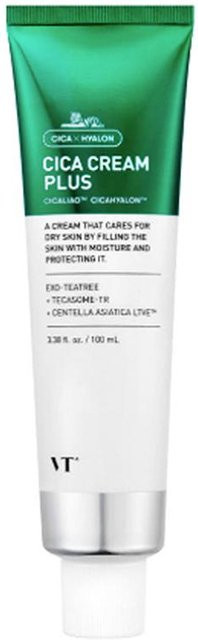 VT COSMETICS VT Cica Creme Plus, 100 ml, Centella asiatica, Empfindliche und trockene Haut - Bild 1