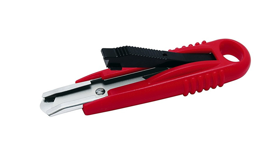 WEDO Safetycutter STANDARD Sicherheitsmesser rot mit einziehbarer Klinge - Bild 1