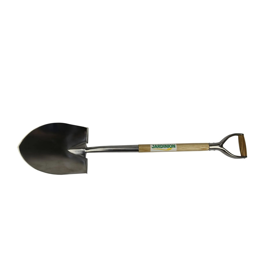 Jardinion Gartenhandschaufel aus Edelstahl und Esche in Silber und Braun, Breite: 30 cm, Höhe: 21,5 cm, Länge: 105 cm - Bild 2