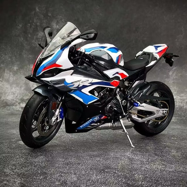 MAKEDA M1000RR S1000RR Racing Motorrad Diecast, Metall, 1:9, mit Licht - Bild 1