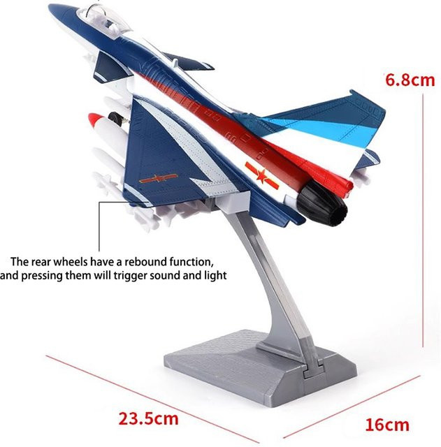 Maisto Chinesisches Kämpfer Jet J-10 J-11 FC-31 J-15, Metall Flugzeug Replik, Druckguss Modell, ab 8 Jahren - Bild 1