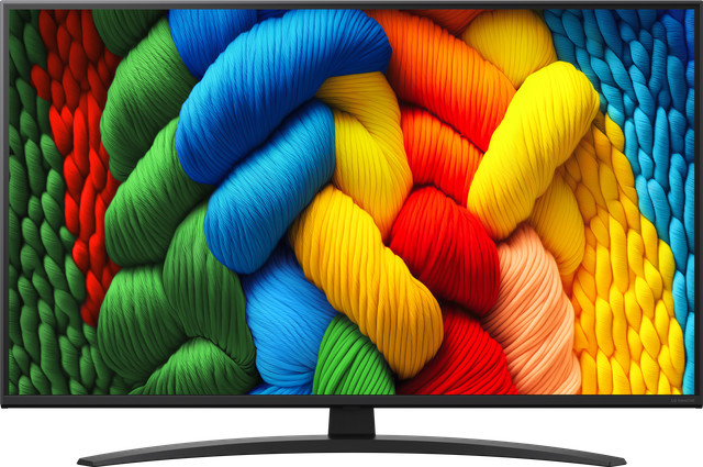 LG Nanocell TV 43NANO81A6A 4K UHD LED Fernseher in Schwarz - Bild 1