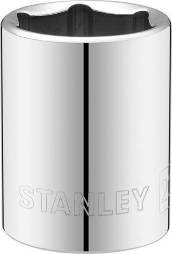 Stanley 6-Kant Stecknuss 23 mm mit 1/2 Zoll Antrieb in Silber - Bild 1