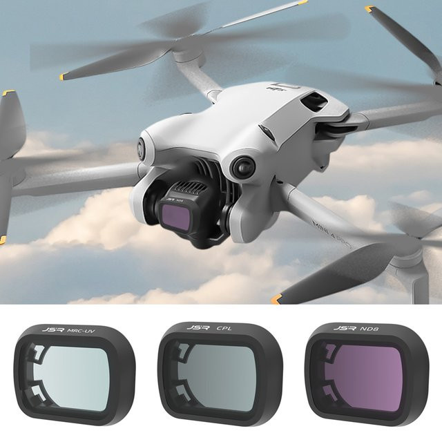 DJI Mini 4 Pro Objektiv Filter Set mit UV, CPL, ND und NDPL Polarisator für deine Drohne - Bild 1