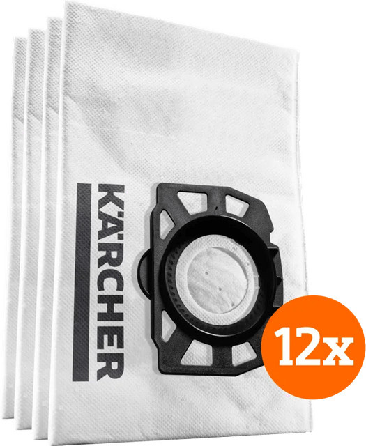 Kärcher Staubsaugerbeutel für WD 2 Plus und WD 3 in Weiß, 3er-Pack - Bild 1