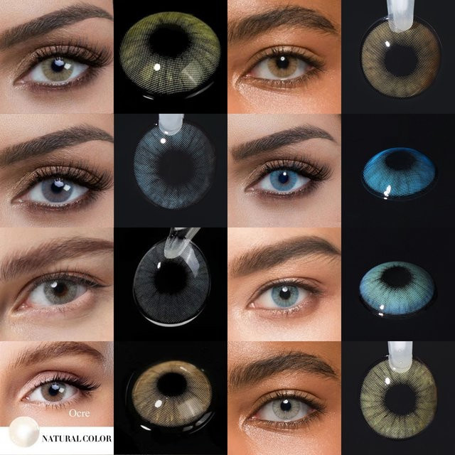 VISUASHOW Hidrocorcolor Farbige Kontaktlinsen, halbjährlich - Bild 1
