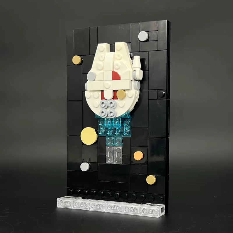 oenas MOC Raumschiff Falcon Shuttle, Bausteine, Weltraum, Star Wars - Bild 2