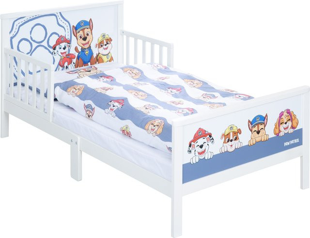 Roba Themen-Komplettbett Paw Patrol in Weiß, B/T: 70 x 140 cm - Bild 1