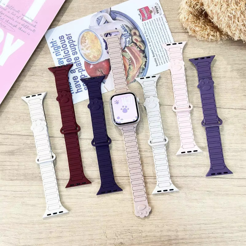 CAOWTAN Uhrenarmband Silikon, Weiß, Unisex - Bild 1
