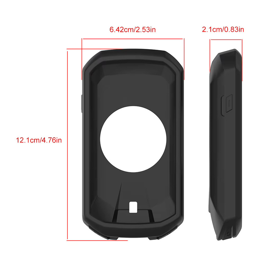 Schutzhülle für Garmin Edge 1050 aus Silikon in Schwarz, kratzfeste und stoßfeste All-Inclusive-Hülle - Bild 6
