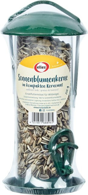Elles Ergänzungsfutter Sonnenblumenkerne Kernomat für Wildvögel 250 g - Bild 1