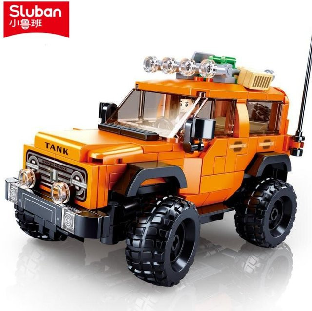 Sluban Urbanes gepanzertes Kampffahrzeug SUV 302-teiliges Set 6-12 Jahre - Bild 1
