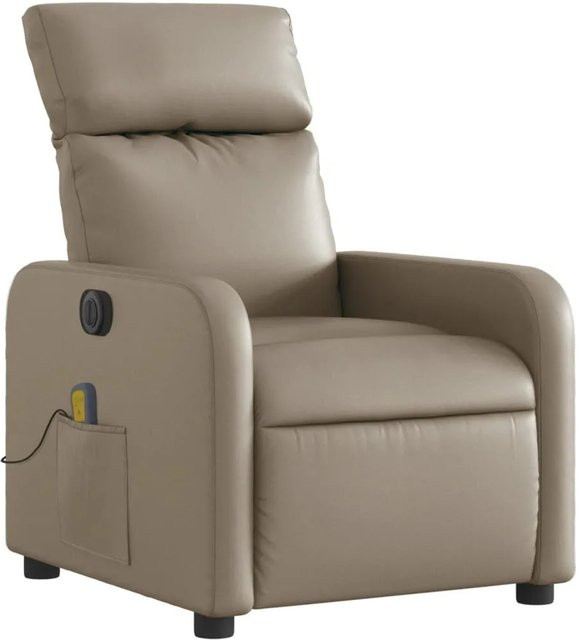 vidaXL Massagesessel Elektrisch Modell 9 in Cappuccino-Braun aus Kunstleder - Bild 1