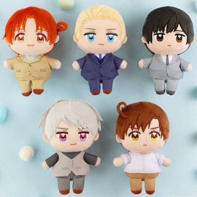 Fukuya Hetalia World Stars Plüsch-Anhänger, Plüschpuppe - Bild 1