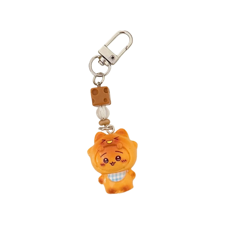 Chiikawa 3D-Cartoon-Schlüsselanhänger, Lätzchen-Anhänger, 1/3 Stück - Bild 6