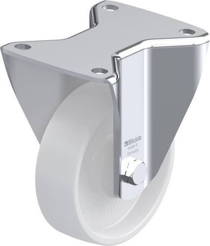 Blickle Bockrolle BH-PO 125KA-3 mit Rad-Durchmesser 125mm und einer Tragfähigkeit von 300kg in Weiß - Bild 1