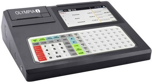 Olympia Registrierkasse K200 Plus in Schwarz mit Android 11, 7 Zoll Display, Thermodruck und USB-A/LAN-Anschluss - Bild 2