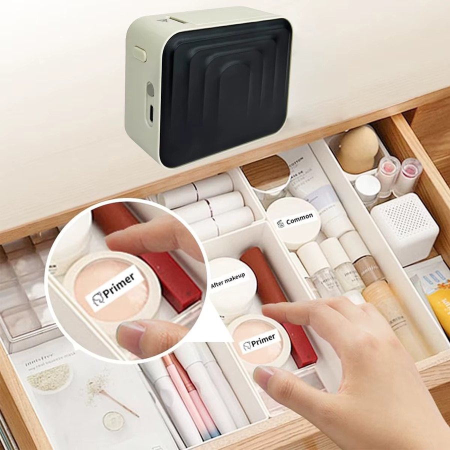 Marklife M1 Mini Thermo-Etikettendrucker, tragbarer Bluetooth-Drucker in Weiß - Bild 3