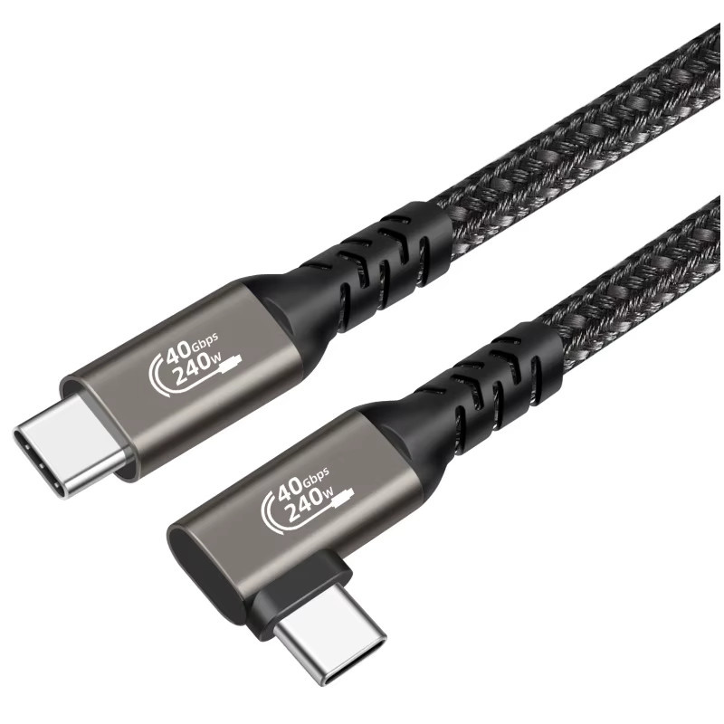 BSN USB4 Kabel mit Thunderbolt 3/4 Kompatibilität, 40 Gbit/s Datenübertragung, 4K Videofunktion und PD240W Schnellladefunktion, USB-C auf USB-C - Bild 4
