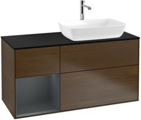 V&B Waschtischunterschrank Finion in Lackausführung, Breite: 120 cm, Tiefe: 50,1 cm - Bild 1