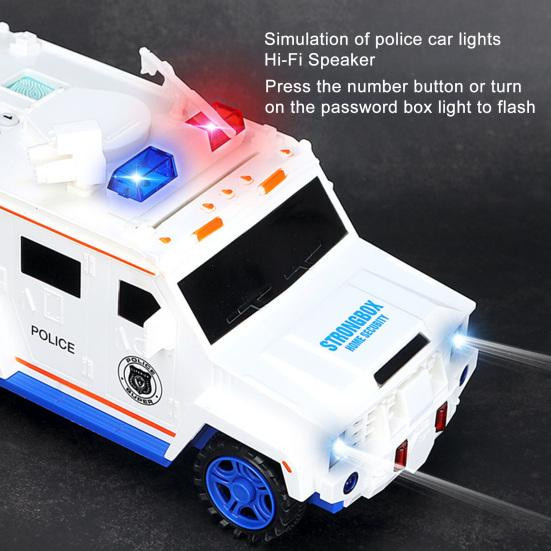 Amusedly Spardose in Hummer-Polizeiauto-Form aus Kunststoff für Kinder - Bild 2