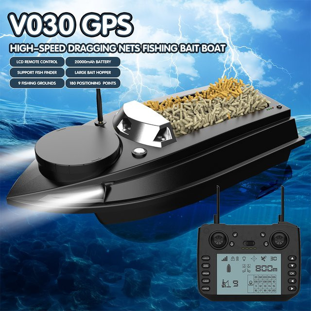 LOKEEVAN V030 GPS-Fischerboot, ferngesteuertes Fischerboot, Köder-Trawler - Bild 1