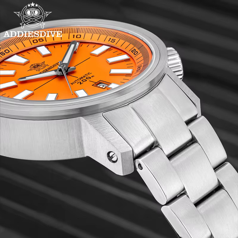 ADDIESDIVE Armbanduhr Automatik, Edelstahl, 42 mm, Herren - Bild 2