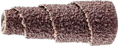 PFERD konische Schleifrollen Poliroll PRK Korund A80 Körnung 80, Durchmesser: 10 mm, Höhe: 25 mm, Bohrung: 3 mm, 50 Stück, braun - Bild 1