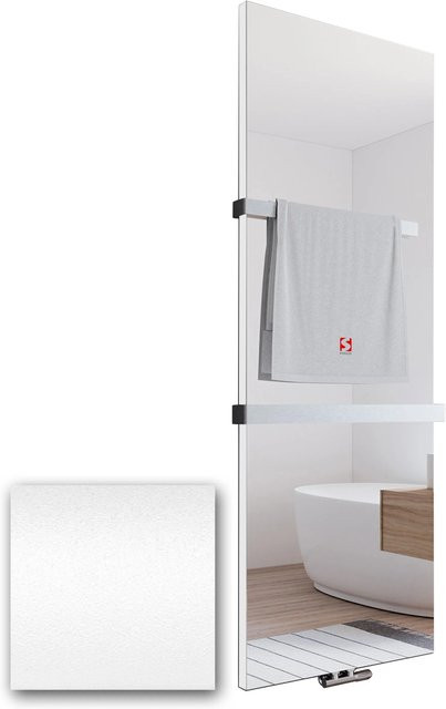 Schulte Design-Heizkörper New York Spiegel 918 W in Pearl-Weiß - Bild 1