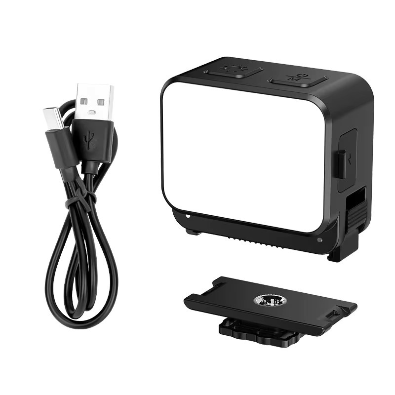 Flymile magnetisches Fülllicht für DJI Osmo Action 6, Schwarz, 3 Farbtemperaturen, IPX4 wasserdicht, 4-stufige Dimmung - Bild 5