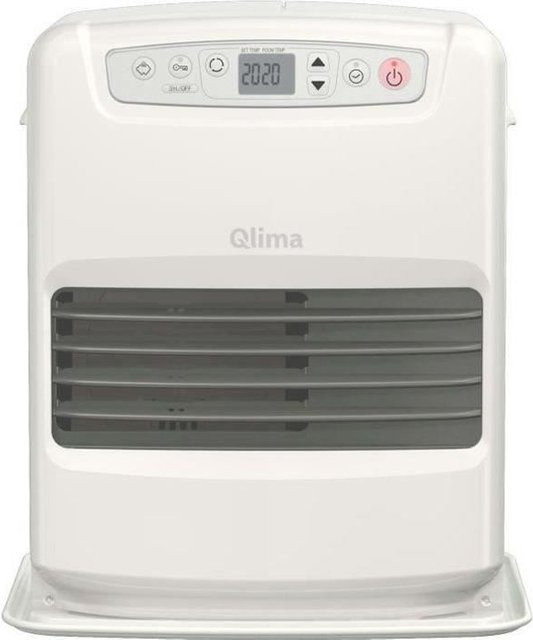 Qlima SRE3430C2 Elektronischer Petroleumofen mit 3 kW Heizleistung und Anti-Geruchssystem in Weiß - Bild 1